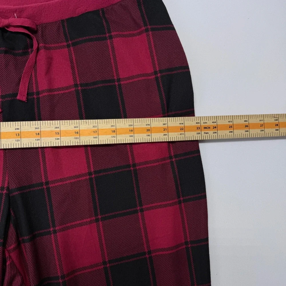 Sonoma Goods for Life Mens XXL Red Black Buffalo Plaid Pajama Jogger Pants NEW